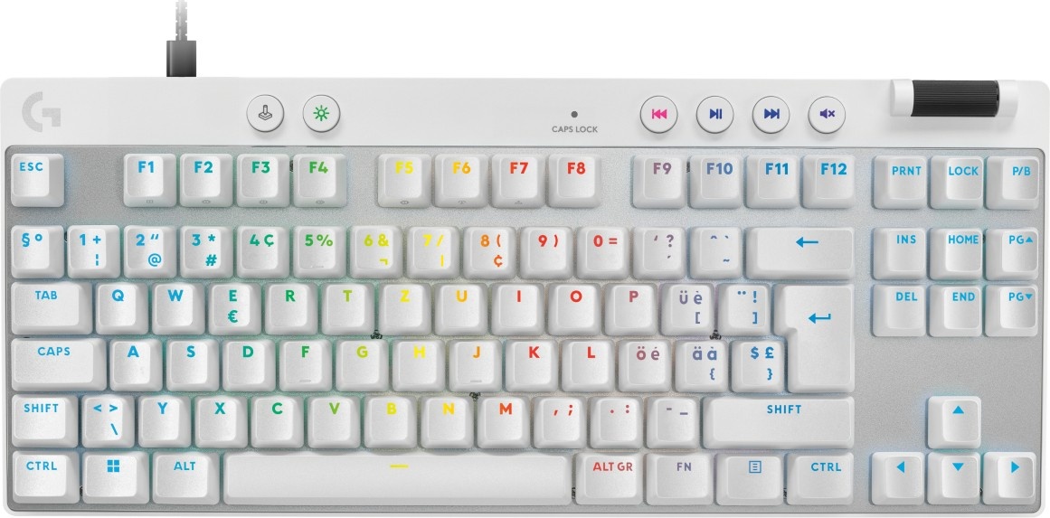 LOGITECH Logitech 920-013286 G Pro X TKL Rapid Tastiera da gioco bianca - TASTIERE E CONTROLLER | TecnoCARE.net Sabaudia, Latina, Terracina, San Felice Circeo e Pontinia