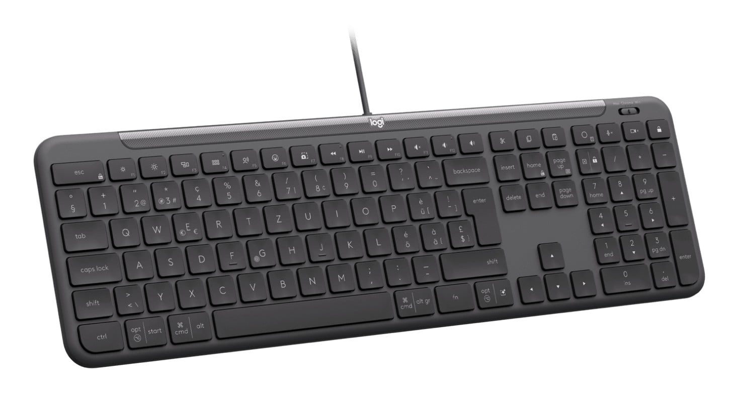 LOGITECH Logitech Tastiera Cablata K620 per Aziende - Grafite - US - TASTIERE E CONTROLLER | TecnoCARE.net Sabaudia, Latina, Terracina, San Felice Circeo e Pontinia