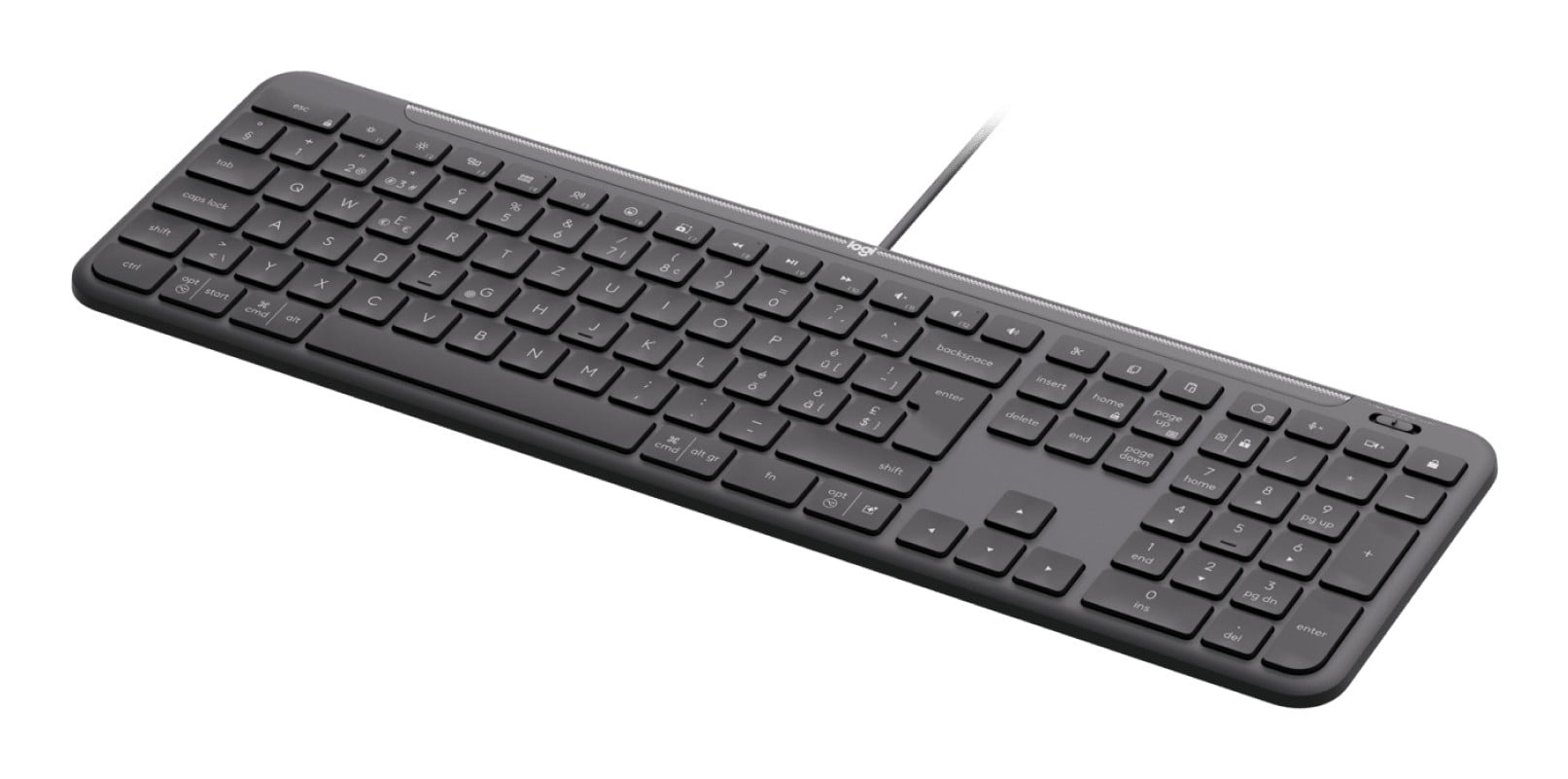 LOGITECH Logitech Tastiera Cablata K620 per Aziende - Grafite - US - TASTIERE E CONTROLLER | TecnoCARE.net Sabaudia, Latina, Terracina, San Felice Circeo e Pontinia