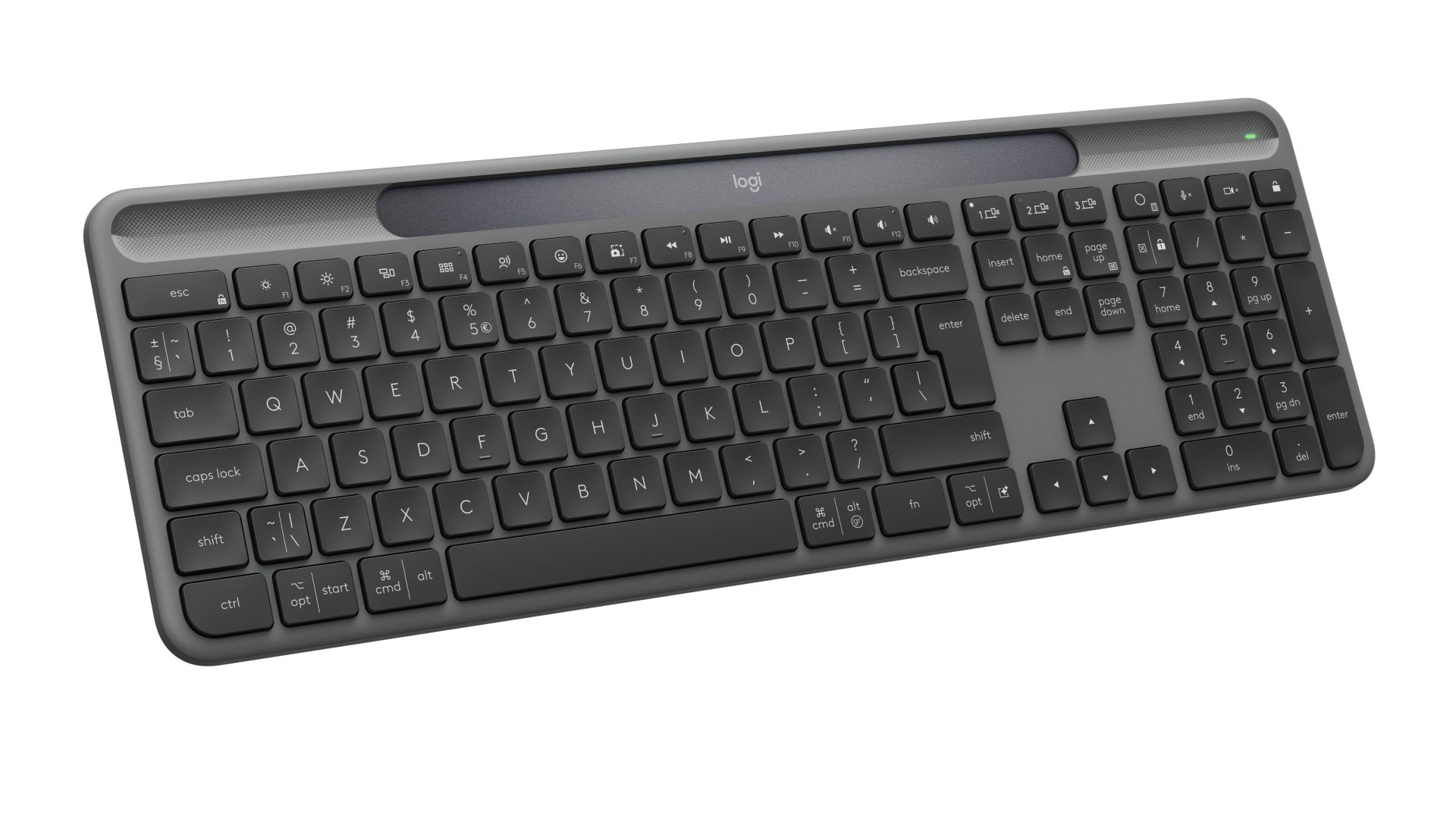 LOGITECH Logitech 920-013764 Slim Solar+ Tastiera Grafite - TASTIERE E CONTROLLER | TecnoCARE.net Sabaudia, Latina, Terracina, San Felice Circeo e Pontinia