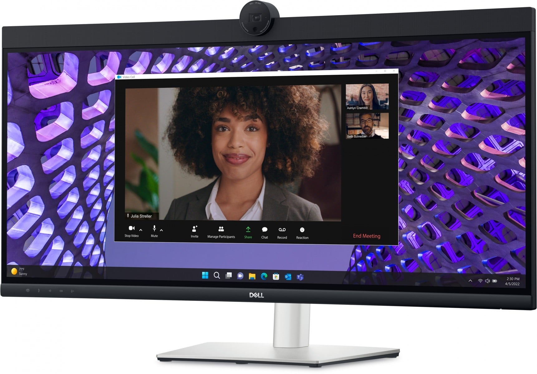 DELL DELL 34 Curved Video Conferencing Monitor P3424WEB 86.71cm 34.14inch IPS 3440x1440 60Hz 21:9 300cd/m2 HDMI DP USB - MONITOR E ACCESSORI | TecnoCARE.net Sabaudia, Latina, Terracina, San Felice Circeo e Pontinia