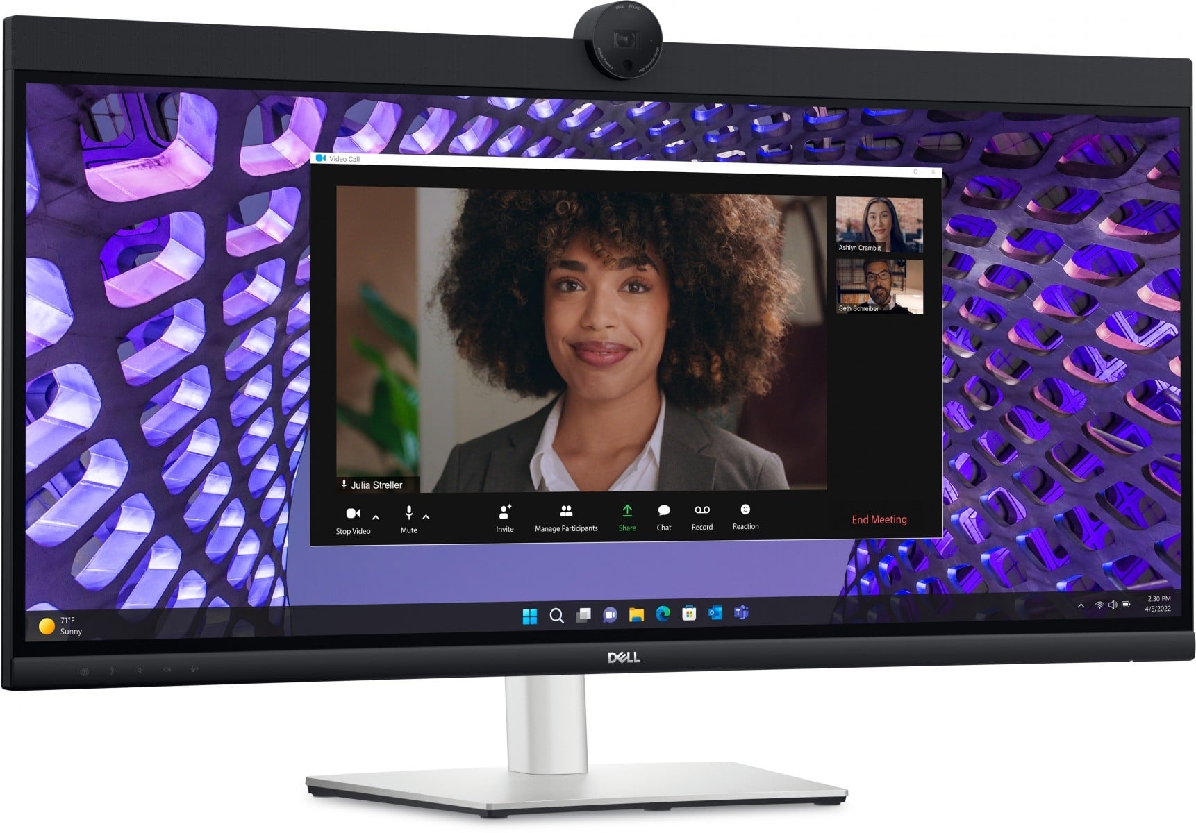 DELL DELL 34 Curved Video Conferencing Monitor P3424WEB 86.71cm 34.14inch IPS 3440x1440 60Hz 21:9 300cd/m2 HDMI DP USB - MONITOR E ACCESSORI | TecnoCARE.net Sabaudia, Latina, Terracina, San Felice Circeo e Pontinia