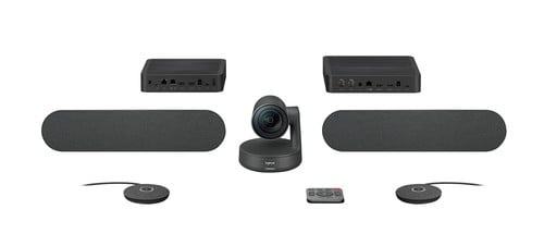 LOGITECH Logitech Rally Plus sistema di conferenza 16 persona(e) Collegamento ethernet LAN Sistema di videoconferenza di gruppo - ATTREZZATURE PER CONFERENZE | TecnoCARE.net Sabaudia, Latina, Terracina, San Felice Circeo e Pontinia