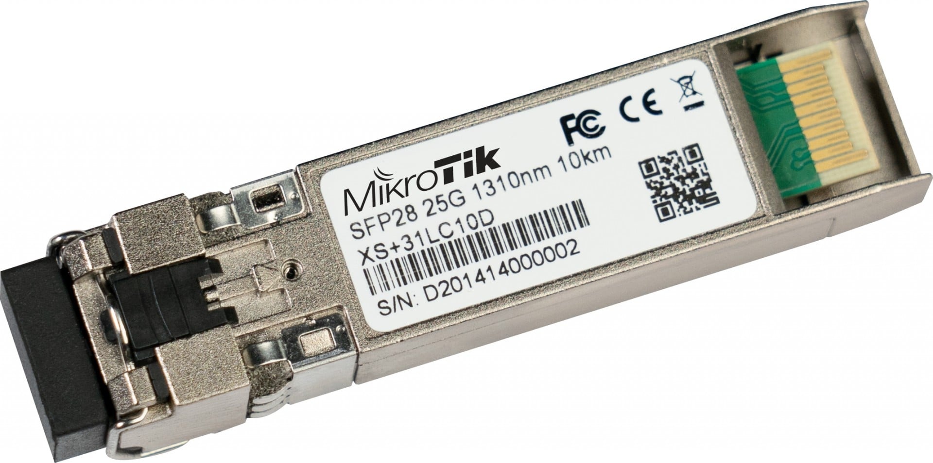 MIKROTIK Mikrotik XS+31LC10D modulo del ricetrasmettitore di rete Fibra ottica 25000 Mbit/s SFP28 1310 nm - RETI | TecnoCARE.net Sabaudia, Latina, Terracina, San Felice Circeo e Pontinia