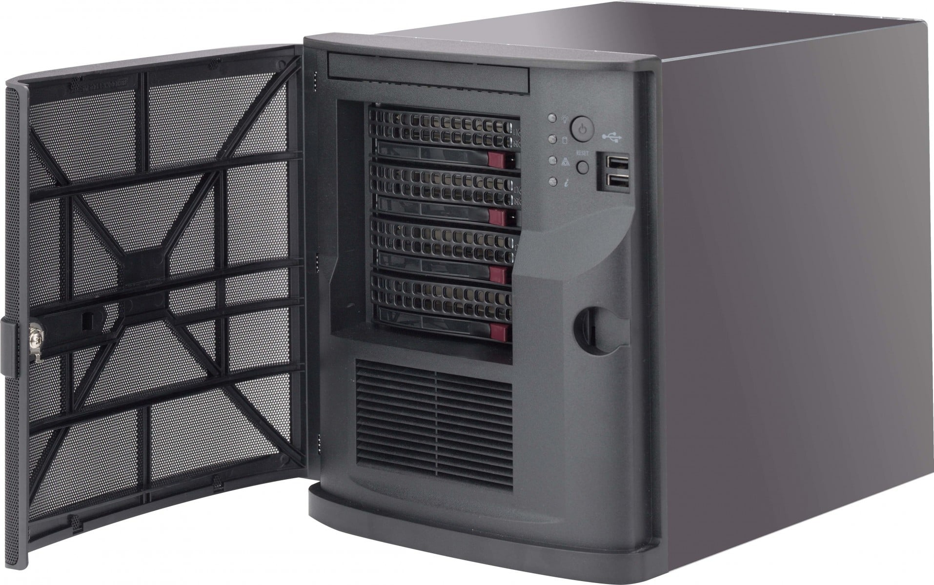 SUPERMICRO Supermicro CSE-721TQ-350B computer case Mini Tower Nero 250 W - COMPONENTI | TecnoCARE.net Sabaudia, Latina, Terracina, San Felice Circeo e Pontinia