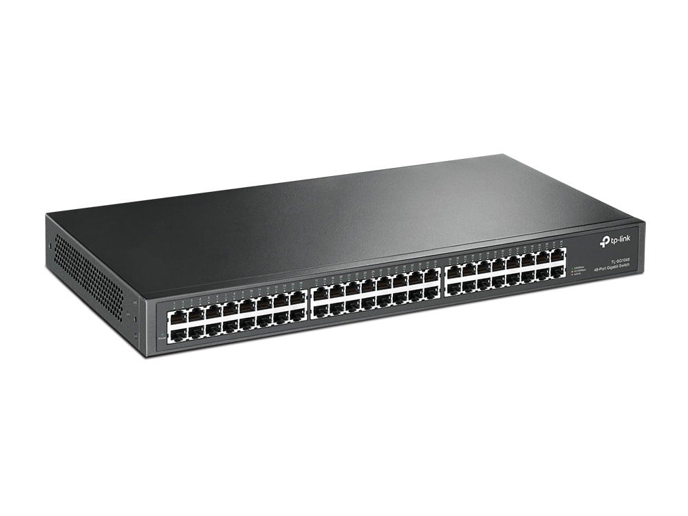 TP-LINK TP-Link TL-SG1048 switch di rete Non gestito Gigabit Ethernet (10/100/1000) 1U Nero - RETI | TecnoCARE.net Sabaudia, Latina, Terracina, San Felice Circeo e Pontinia