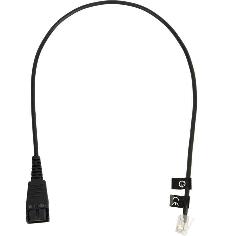 JABRA Jabra 8800-00-01 cavo telefonico 0,5 m Nero - ACCESSORI ED ELEMENTI PER APPARECCHIATURA AUDIO | TecnoCARE.net Sabaudia, Latina, Terracina, San Felice Circeo e Pontinia