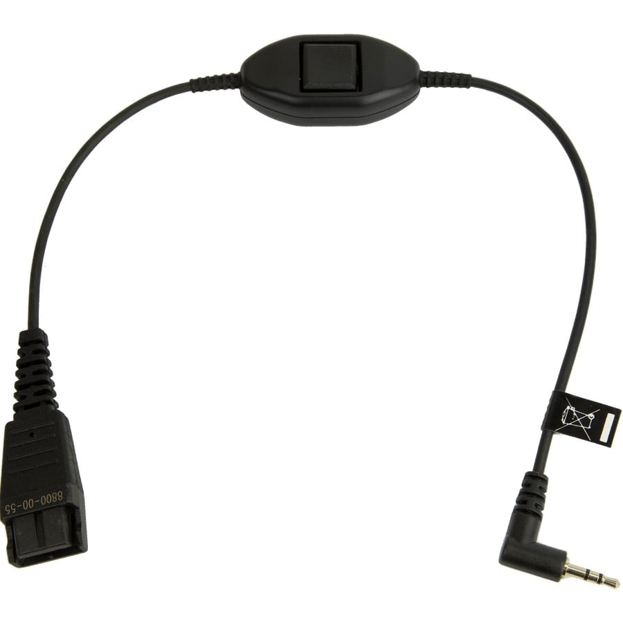 JABRA Jabra 8800-00-55 cavo audio 0,3 m QD 2.5mm jack Nero - ACCESSORI ED ELEMENTI PER APPARECCHIATURA AUDIO | TecnoCARE.net Sabaudia, Latina, Terracina, San Felice Circeo e Pontinia