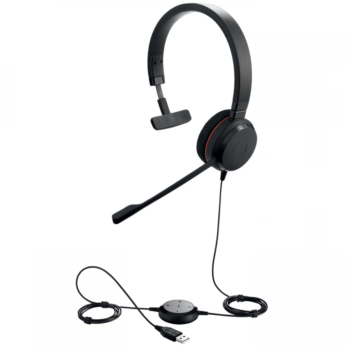 JABRA Jabra Evolve 20 UC Mono Auricolare Cablato A Padiglione Ufficio USB tipo A Nero - AUDIO E CUFFIE PORTATILI | TecnoCARE.net Sabaudia, Latina, Terracina, San Felice Circeo e Pontinia