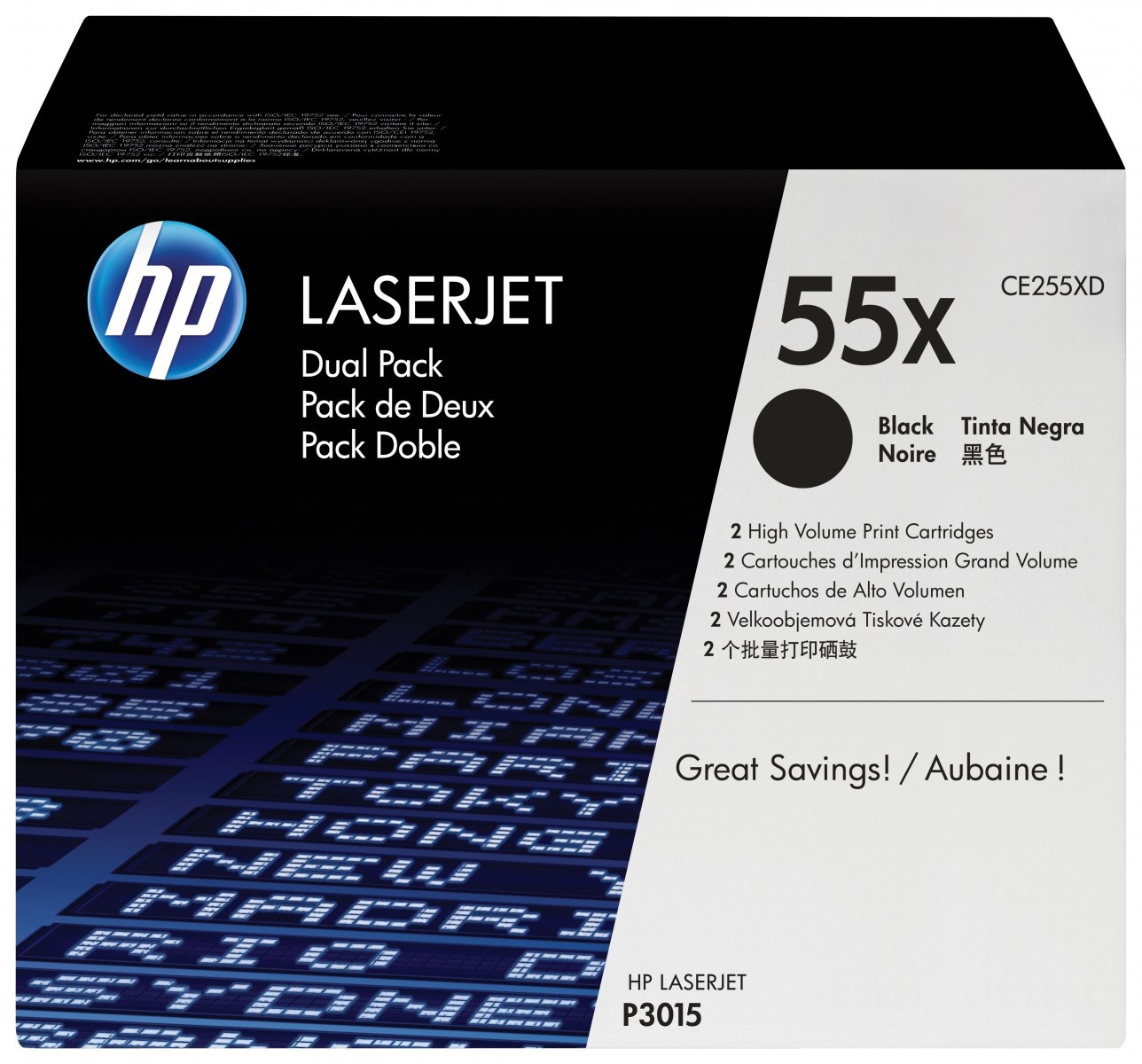 HP HP Confezione da 2 cartucce originali di Toner nero ad alta capacità LaserJet 55X - STAMPANTI E SCANNER | TecnoCARE.net Sabaudia, Latina, Terracina, San Felice Circeo e Pontinia