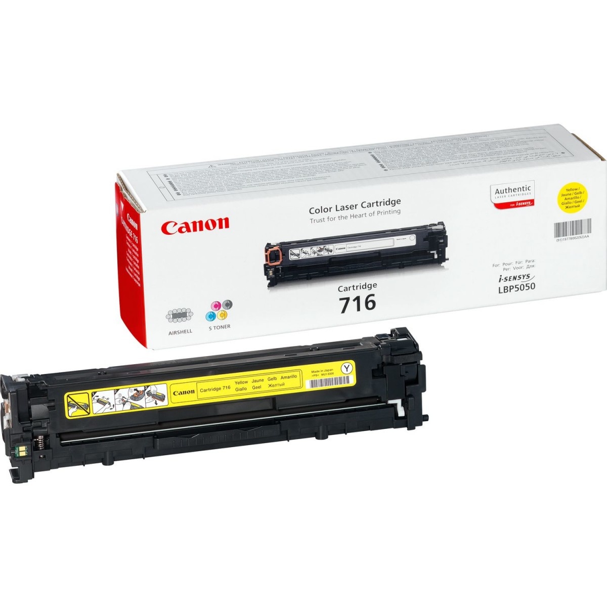 CANON Canon 716 Y cartuccia toner 1 pz Originale Giallo - STAMPANTI E SCANNER | TecnoCARE.net Sabaudia, Latina, Terracina, San Felice Circeo e Pontinia