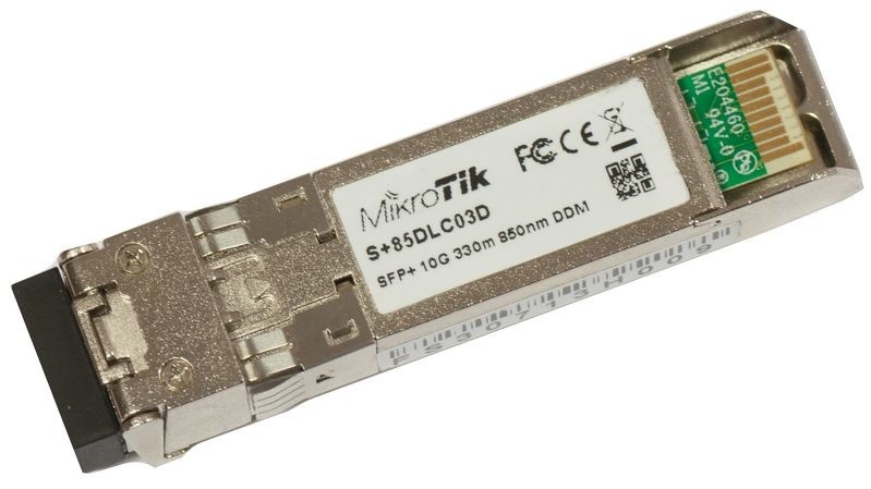 MIKROTIK Mikrotik S+85DLC03D modulo del ricetrasmettitore di rete Fibra ottica 10000 Mbit/s SFP+ 850 nm - RETI | TecnoCARE.net Sabaudia, Latina, Terracina, San Felice Circeo e Pontinia