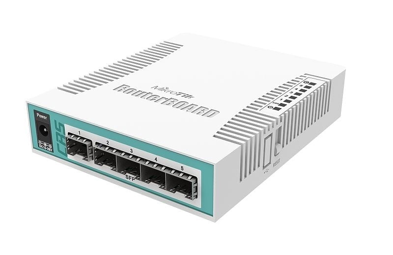 MIKROTIK Mikrotik CRS106-1C-5S switch di rete Gigabit Ethernet (10/100/1000) Supporto Power over Ethernet (PoE) Bianco - RETI | TecnoCARE.net Sabaudia, Latina, Terracina, San Felice Circeo e Pontinia