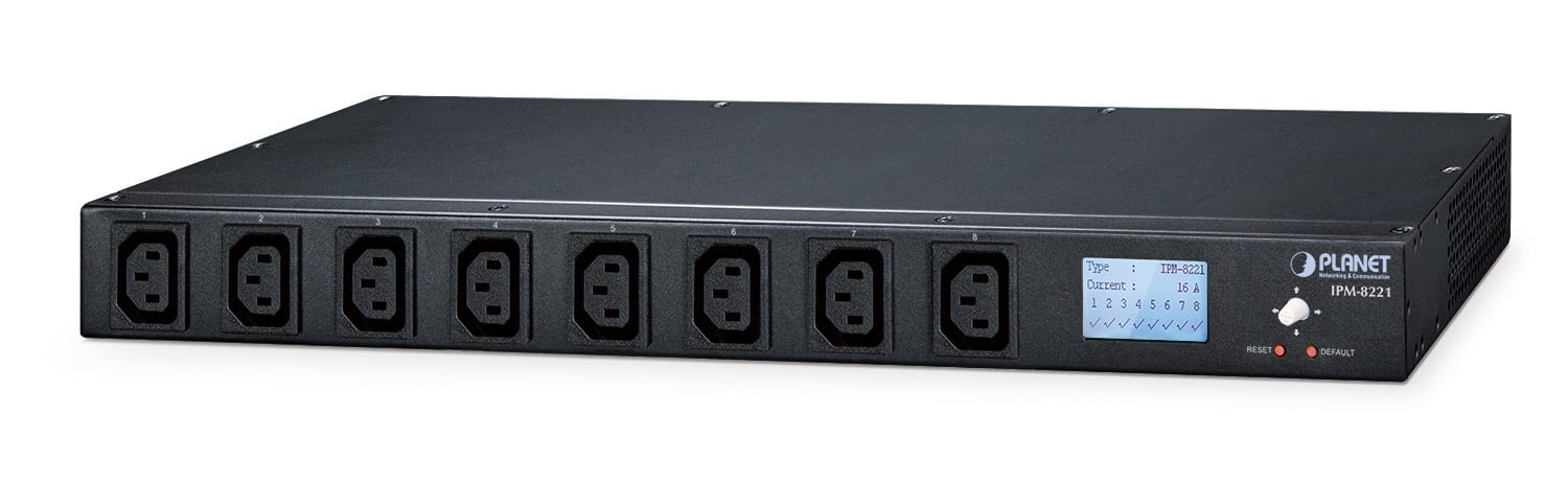 PLANET PLANET IP-based 8-port Switched unità di distribuzione dell'energia (PDU) 8 presa(e) AC 1U Nero - BATTERIE E ALIMENTATORI | TecnoCARE.net Sabaudia, Latina, Terracina, San Felice Circeo e Pontinia