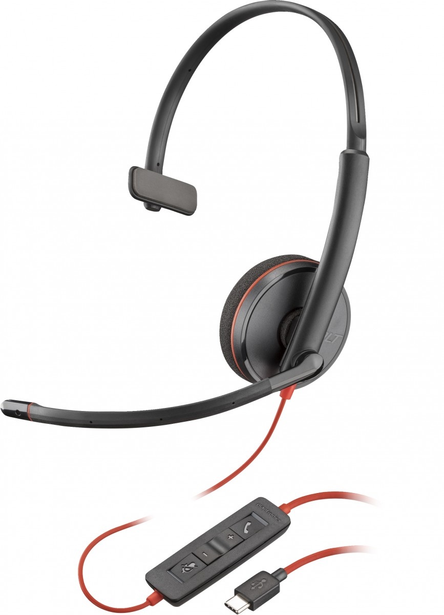 HP POLY HP Poly Blackwire 3210 Monaural USB-C Headset (Bulk) Auricolare Cablato A Padiglione Ufficio USB tipo-C Nero - AUDIO E CUFFIE PORTATILI | TecnoCARE.net Sabaudia, Latina, Terracina, San Felice Circeo e Pontinia