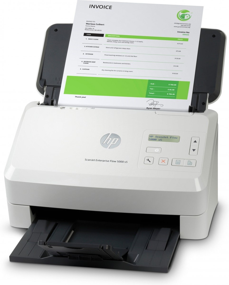 HP HP ScanJet Enterprise Flow 5000 s5 Scanner a foglio 600 x 600 DPI A4 Bianco - STAMPANTI E SCANNER | TecnoCARE.net Sabaudia, Latina, Terracina, San Felice Circeo e Pontinia