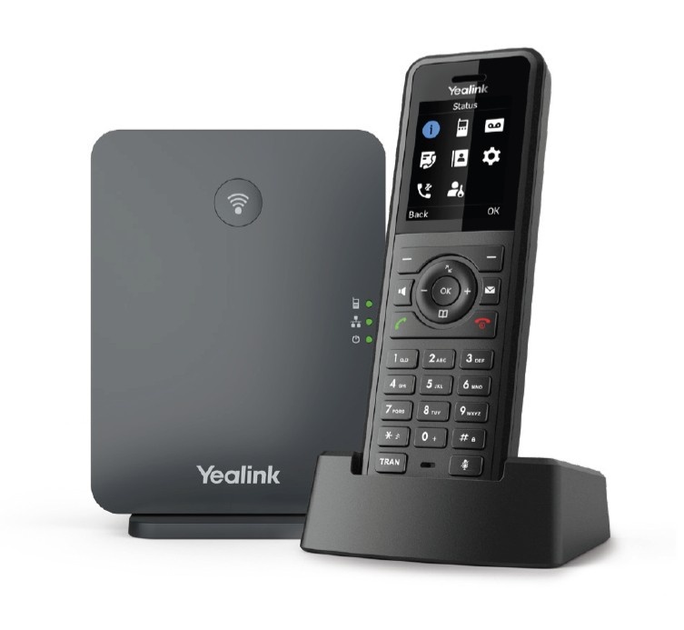 YEALINK Yealink W77P Telefono IP Wireless con Display TFT e Capacità di Rubrica di 1000 Contatti - APPARECCHIATURA TELEFONICA | TecnoCARE.net Sabaudia, Latina, Terracina, San Felice Circeo e Pontinia