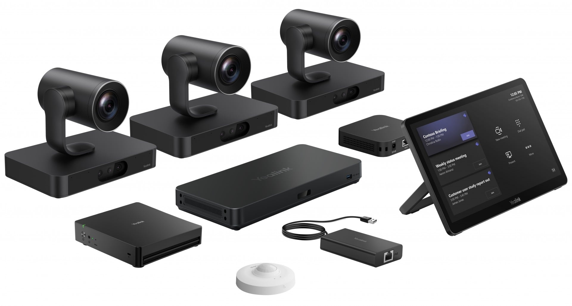 YEALINK Yealink MVC S98-C5U-004 sistema di conferenza Collegamento ethernet LAN Sistema di videoconferenza di gruppo - ATTREZZATURE PER CONFERENZE | TecnoCARE.net Sabaudia, Latina, Terracina, San Felice Circeo e Pontinia