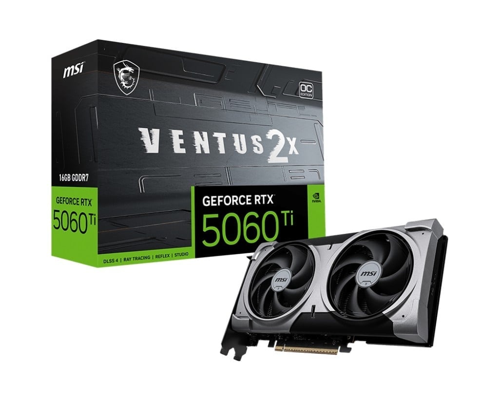 MSI MSI VENTUS GeForce RTX 5060 TI 16G 2X OC PLUS NVIDIA 16 GB GDDR7 - COMPONENTI | TecnoCARE.net Sabaudia, Latina, Terracina, San Felice Circeo e Pontinia