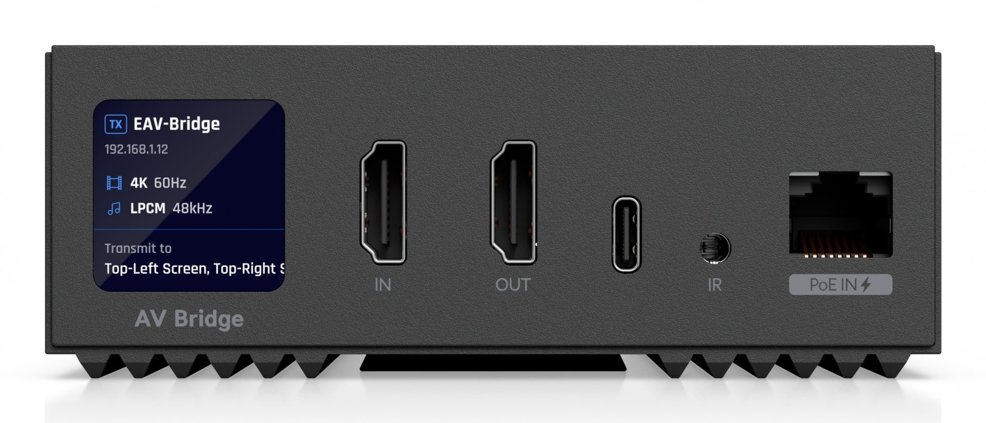 UBIQUITI Ubiquiti EAV-Bridge Enterprise Audio/Video Bridge PoE+ 4K60 HDMI XLR - ELABORAZIONI E DISTRIBUZIONI DEL SEGNALE | TecnoCARE.net Sabaudia, Latina, Terracina, San Felice Circeo e Pontinia