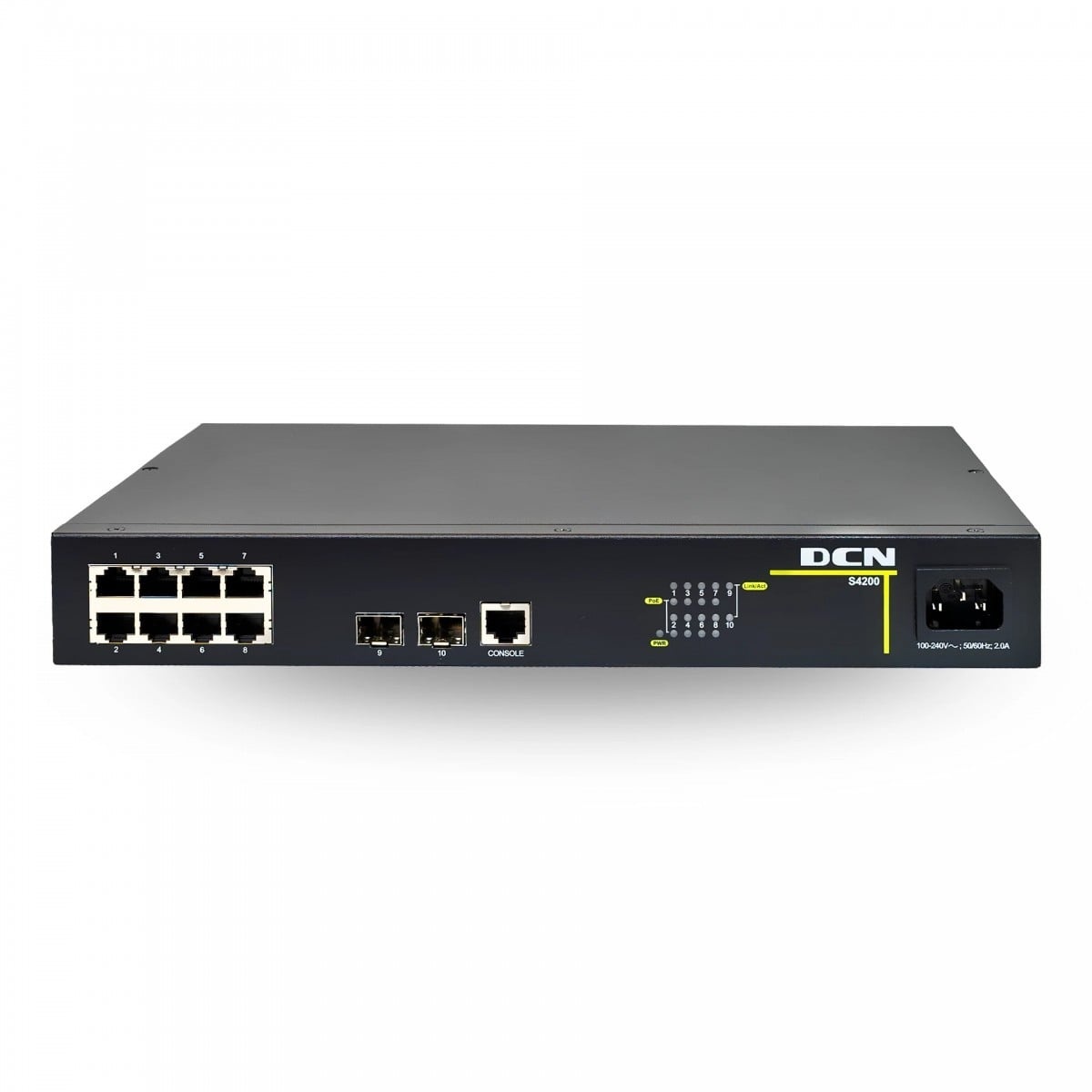 DCN EUROPE DCN Europe S4200-10P-PL-SI 8x10/100/1000Base-T con PoE+ (70W) RJ45 + 2x1000Base-X SFP - RETI | TecnoCARE.net Sabaudia, Latina, Terracina, San Felice Circeo e Pontinia