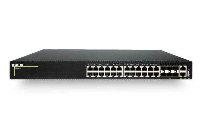 DCN EUROPE DCN Europe S5750X-24NT6X-SI 24x100/1000/2500Base-T + 6x10GBase-X SFP+ - RETI | TecnoCARE.net Sabaudia, Latina, Terracina, San Felice Circeo e Pontinia