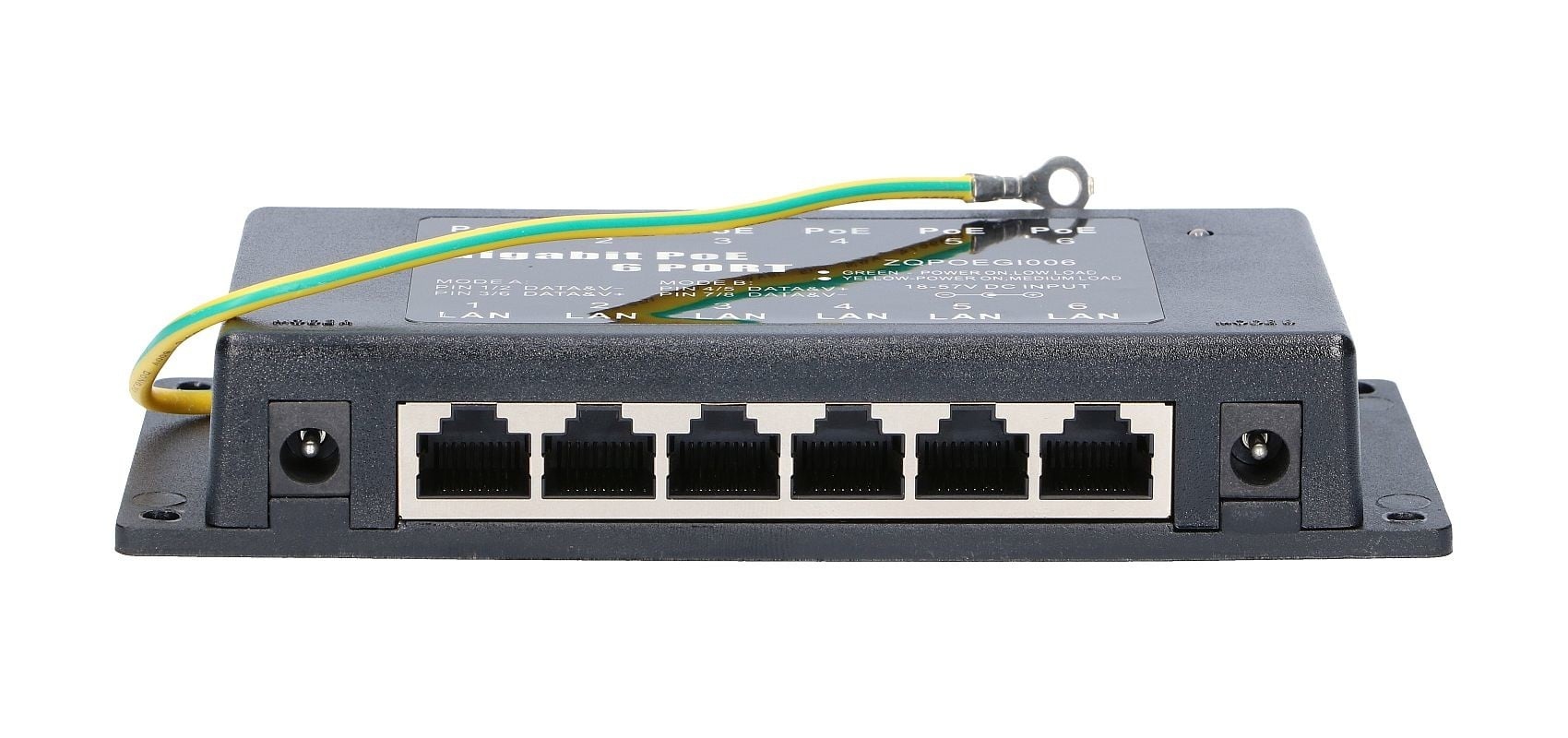 EXTRALINK Extralink 6 Porte | Gigabit PoE Injector | 6x 1000Mb/s RJ45 - RETI | TecnoCARE.net Sabaudia, Latina, Terracina, San Felice Circeo e Pontinia