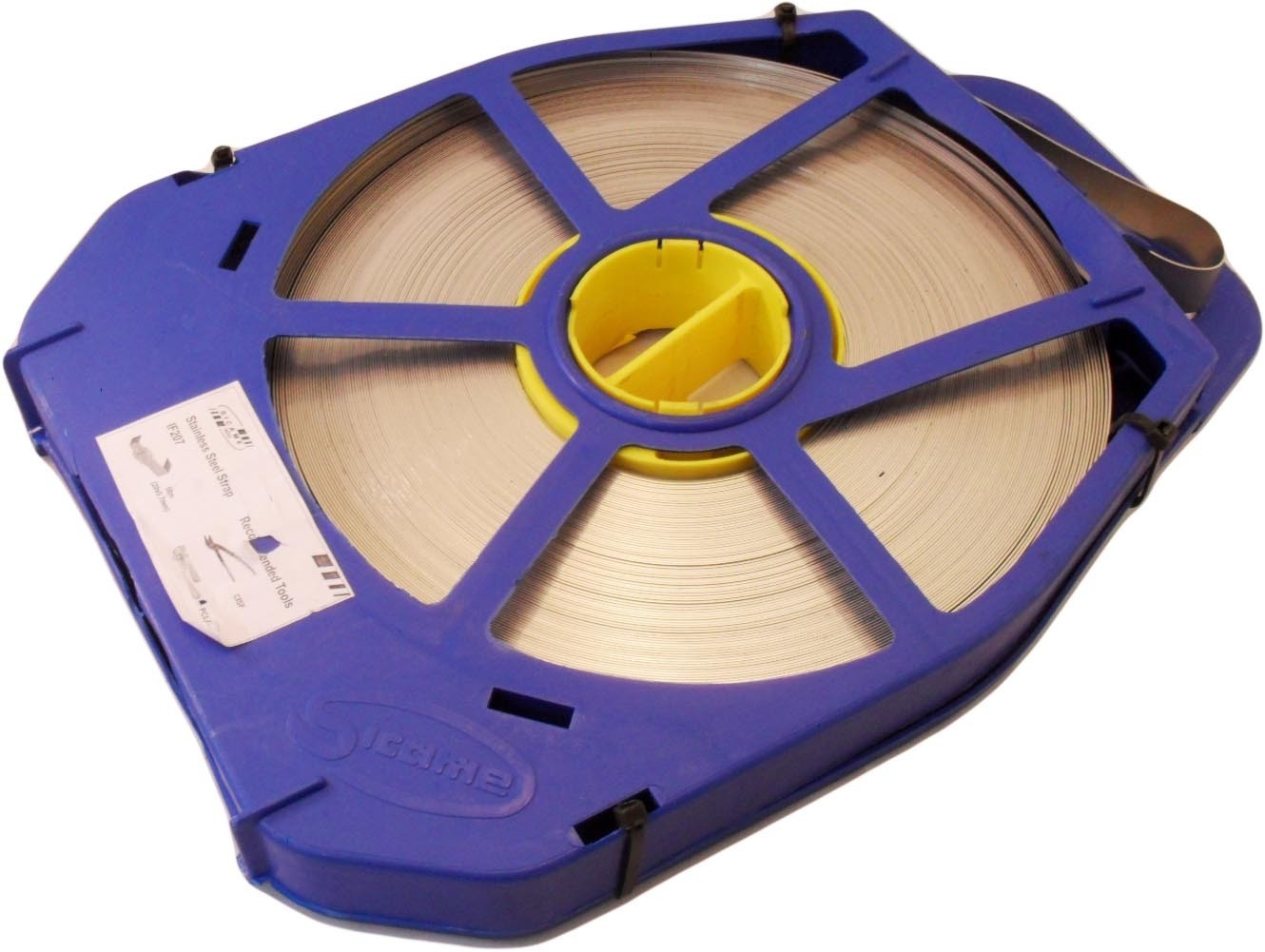 EXTRALINK Extralink 0,7mm | Nastro in acciaio inossidabile | per montaggio su pali di alimentazione, 20 mm x 0,7 mm, 50 m - FORNITURE ELETTRICHE | TecnoCARE.net Sabaudia, Latina, Terracina, San Felice Circeo e Pontinia