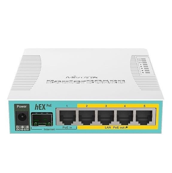 MIKROTIK Mikrotik hEX PoE router cablato Bianco - RETI | TecnoCARE.net Sabaudia, Latina, Terracina, San Felice Circeo e Pontinia