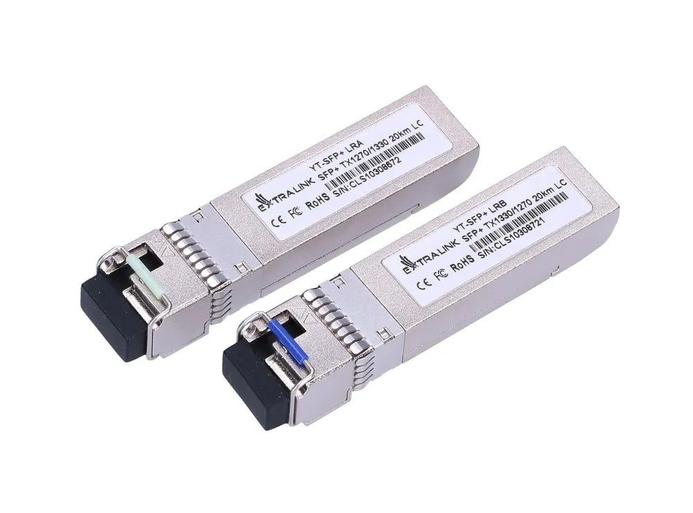 EXTRALINK Extralink SFP+ 10G | Modulo SFP+ WDM | 10Gbps 1270/1330nm, modalita singola, 20km, LC, DOM, coppia - RETI | TecnoCARE.net Sabaudia, Latina, Terracina, San Felice Circeo e Pontinia