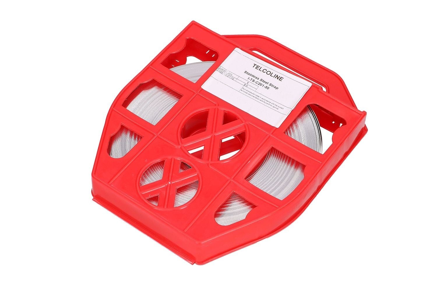 EXTRALINK Extralink SS201 0,7mm | Nastro in acciaio inossidabile | per montaggio su pali di alimentazione, 10 mm x 0,7 mm, 50 m - FORNITURE ELETTRICHE | TecnoCARE.net Sabaudia, Latina, Terracina, San Felice Circeo e Pontinia