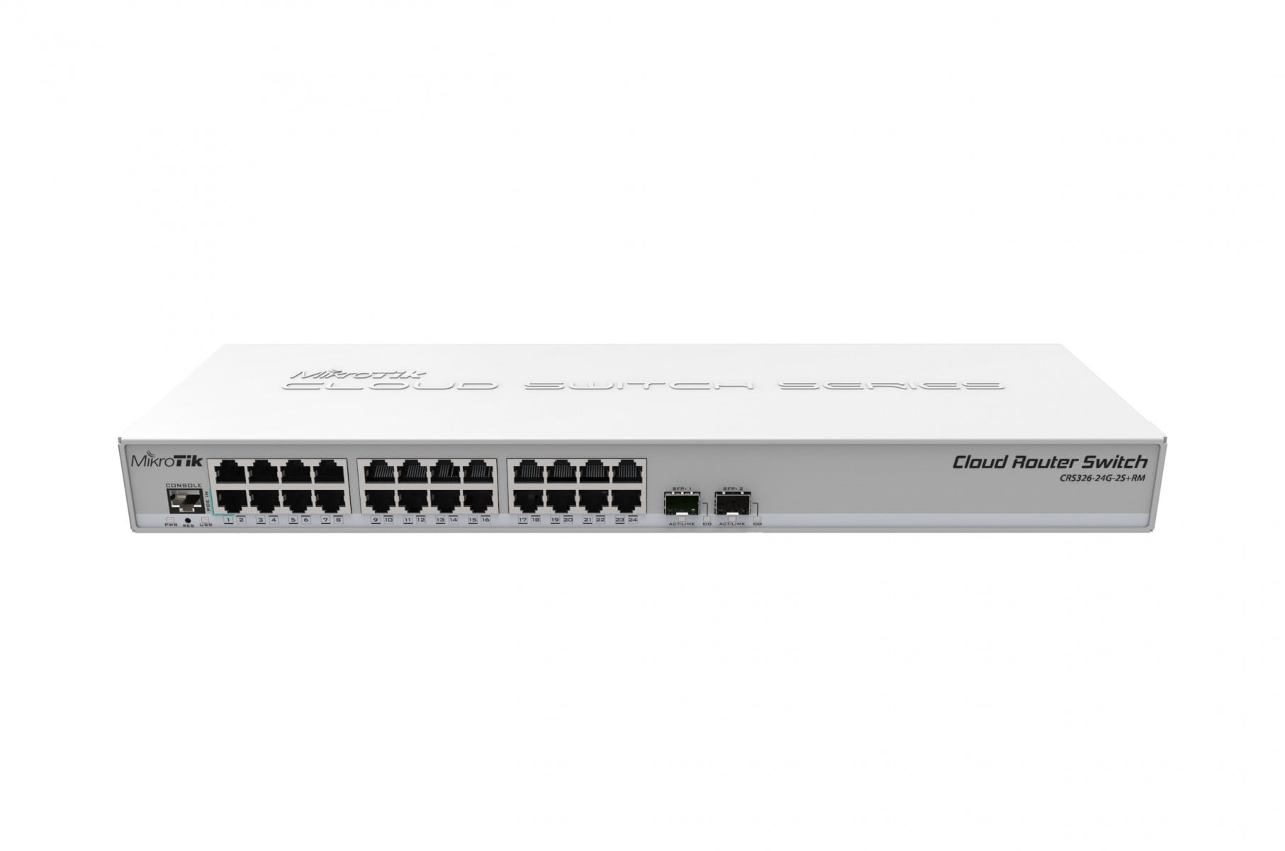 MIKROTIK Mikrotik CRS326-24G-2S+RM switch di rete L2 Gigabit Ethernet (10/100/1000) Supporto Power over Ethernet (PoE) Grigio - RETI | TecnoCARE.net Sabaudia, Latina, Terracina, San Felice Circeo e Pontinia