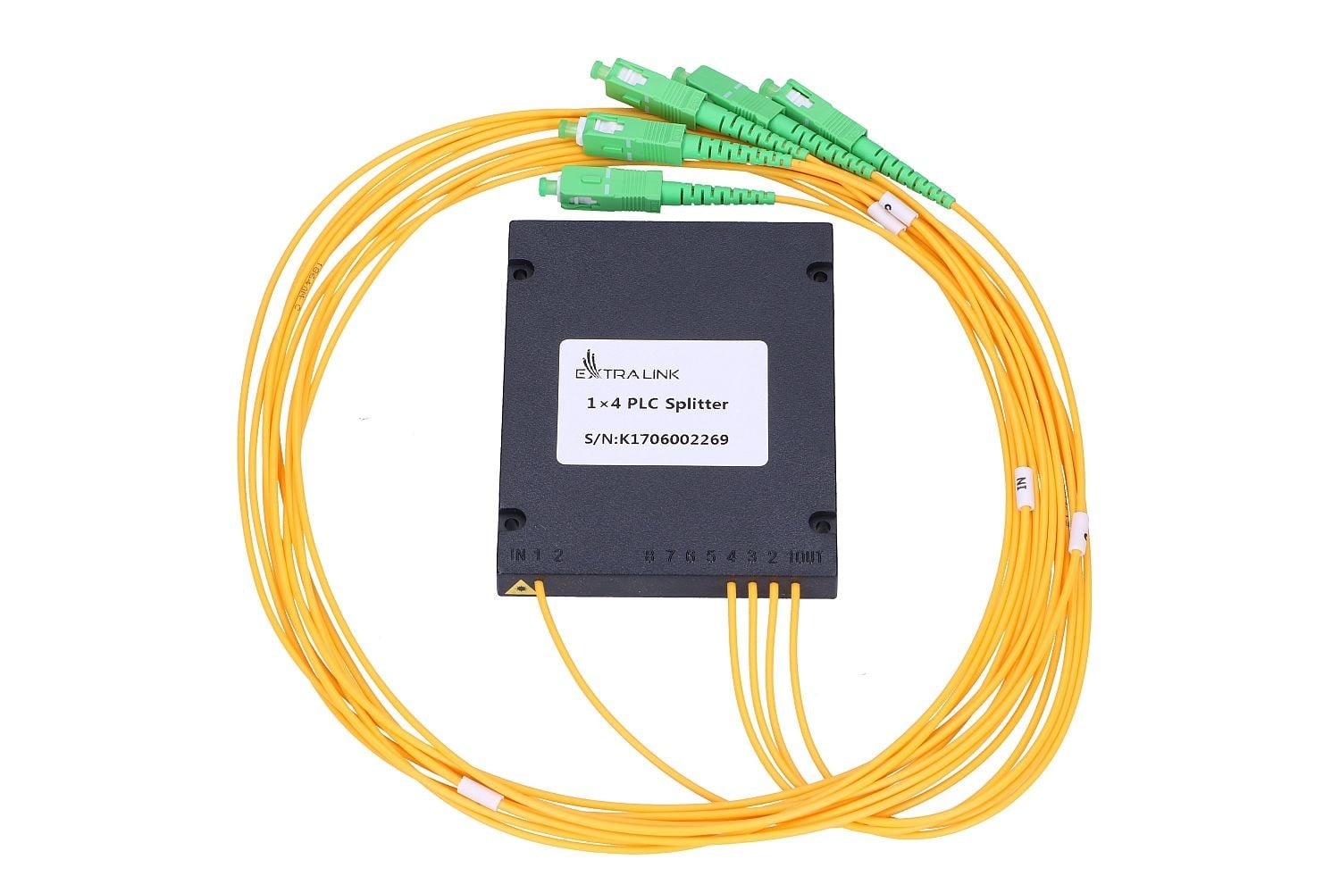 EXTRALINK Extralink 1:4 PLC SC / APC | Splitter | 2,0mm, 1,5m, G657A, modulo ABS - CAVI PER COMPUTER E PERIFERICHE | TecnoCARE.net Sabaudia, Latina, Terracina, San Felice Circeo e Pontinia