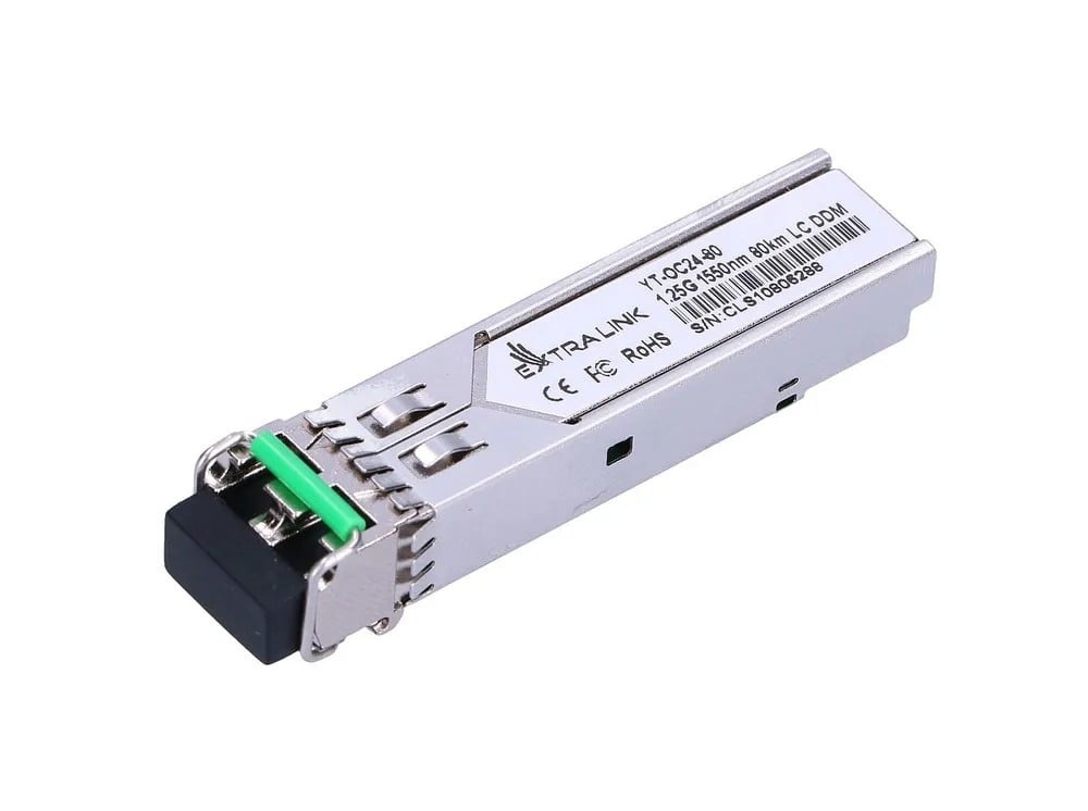 EXTRALINK Extralink SFP 1.25G | Modulo SFP | 1,25Gbps, LC/UPC, 1550nm, 80km, single mode, DOM - RETI | TecnoCARE.net Sabaudia, Latina, Terracina, San Felice Circeo e Pontinia