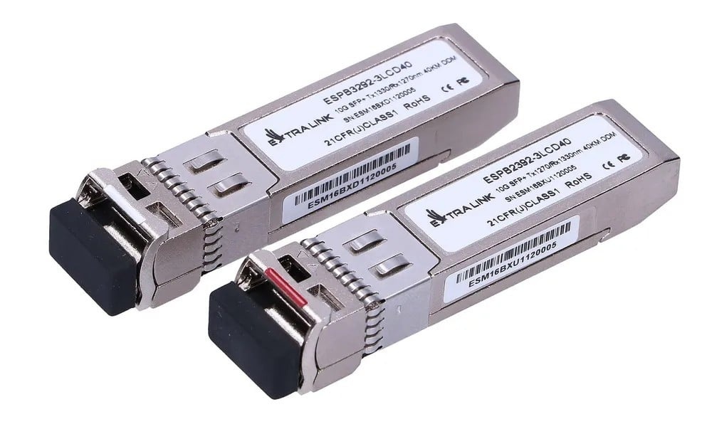 EXTRALINK Extralink SFP+ 10G | SFP+ WDM Modulo | 10Gbps 1270/1330nm, modalita singola, 40km, LC, DOM, paio - RETI | TecnoCARE.net Sabaudia, Latina, Terracina, San Felice Circeo e Pontinia