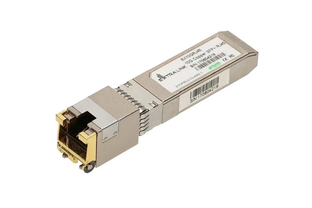 EXTRALINK Extralink SFP+ 10G | Modulo SFP+ - RJ45 | 10Gbps - RETI | TecnoCARE.net Sabaudia, Latina, Terracina, San Felice Circeo e Pontinia