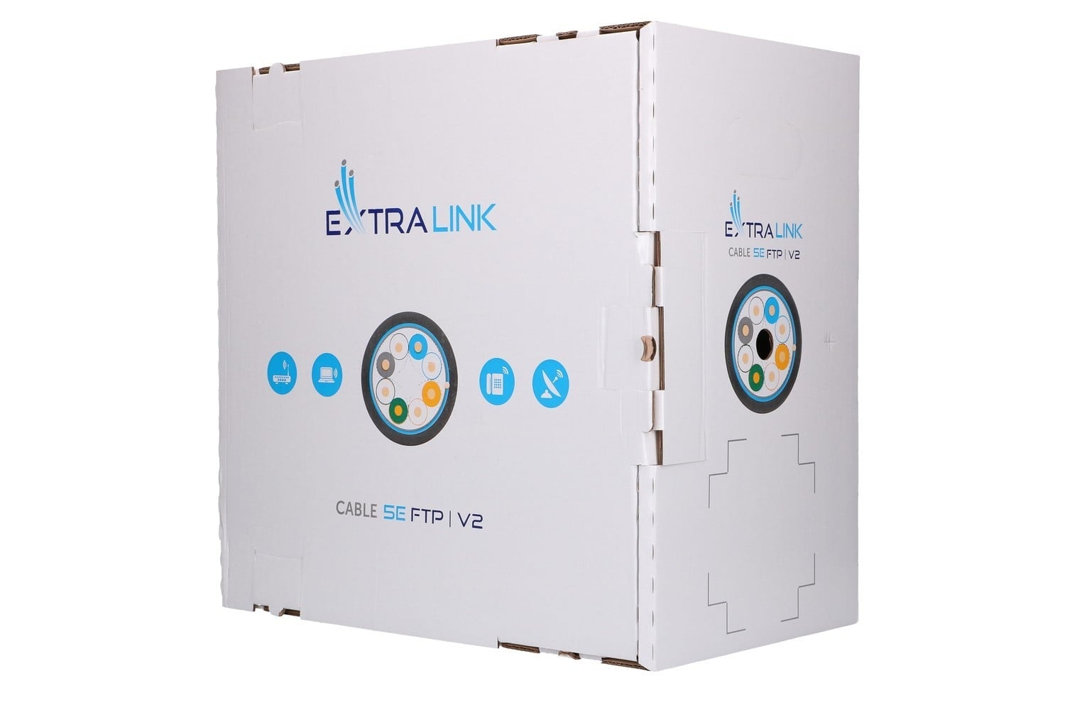 EXTRALINK Extralink CAT5E FTP (F/UTP) V2 Esterno | Twisted pair | 305M - CAVI PER COMPUTER E PERIFERICHE | TecnoCARE.net Sabaudia, Latina, Terracina, San Felice Circeo e Pontinia