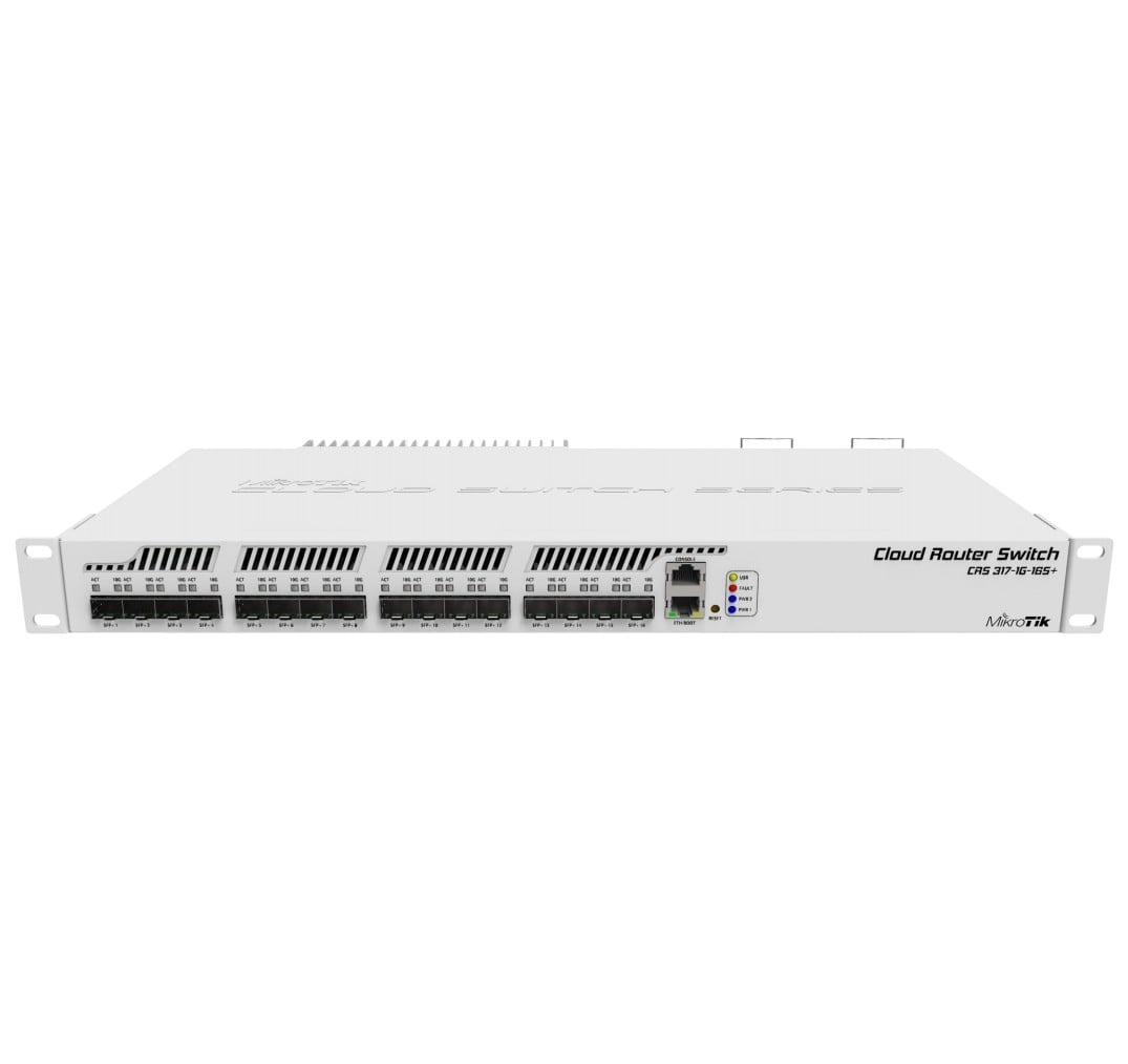 MIKROTIK Mikrotik CRS317-1G-16S+RM switch di rete Gestito L3 Nessuno 1U Grigio - RETI | TecnoCARE.net Sabaudia, Latina, Terracina, San Felice Circeo e Pontinia