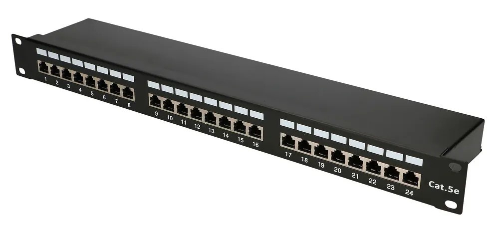 EXTRALINK Extralink CAT5E STP V2 | Pannello patch | 24 porte - RETI | TecnoCARE.net Sabaudia, Latina, Terracina, San Felice Circeo e Pontinia