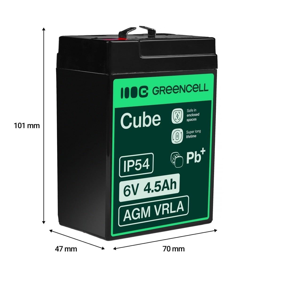 GREEN CELL Green Cell AGM02 batteria UPS Acido piombo (VRLA) - BATTERIE E ALIMENTATORI | TecnoCARE.net Sabaudia, Latina, Terracina, San Felice Circeo e Pontinia