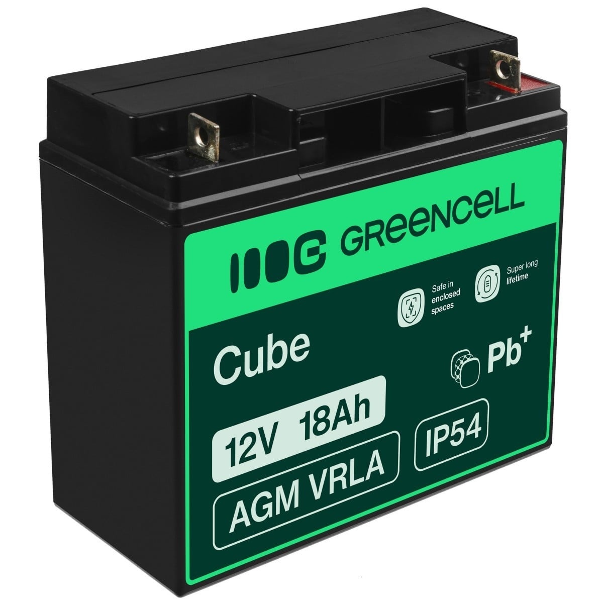 GREEN CELL Green Cell AGM Battery 12V 18Ah - Batteria - 18000 mAh - BATTERIE E ALIMENTATORI | TecnoCARE.net Sabaudia, Latina, Terracina, San Felice Circeo e Pontinia