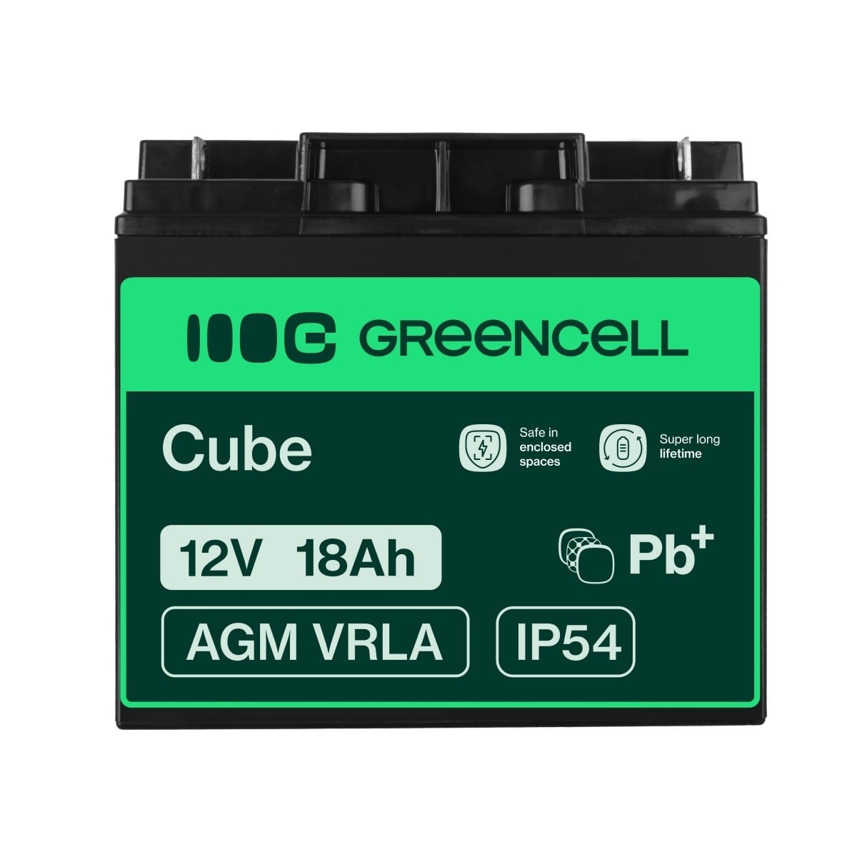 GREEN CELL Green Cell AGM Battery 12V 18Ah - Batteria - 18000 mAh - BATTERIE E ALIMENTATORI | TecnoCARE.net Sabaudia, Latina, Terracina, San Felice Circeo e Pontinia