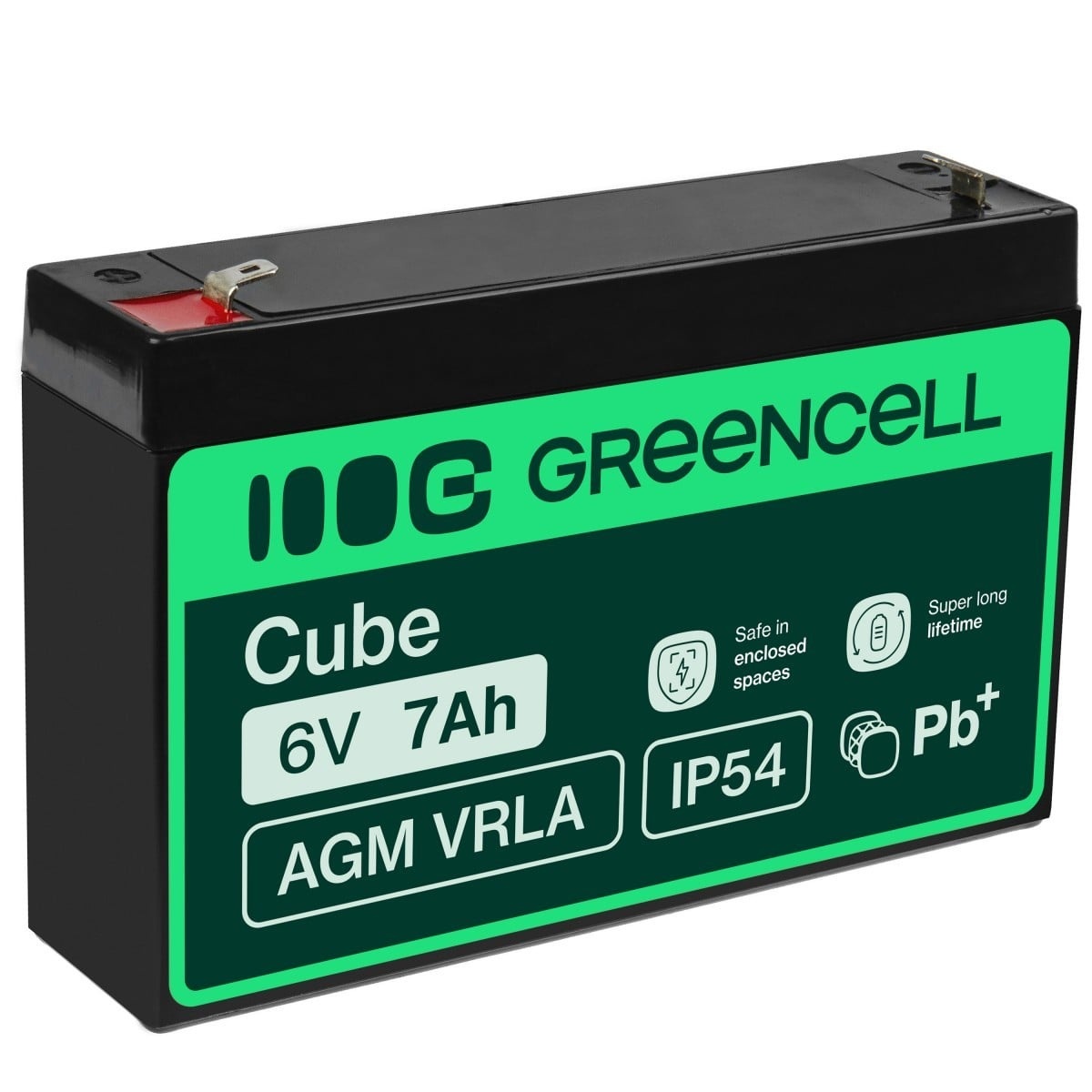 GREEN CELL Green Cell Battery AGM 6V 7AH - BATTERIE E ALIMENTATORI | TecnoCARE.net Sabaudia, Latina, Terracina, San Felice Circeo e Pontinia