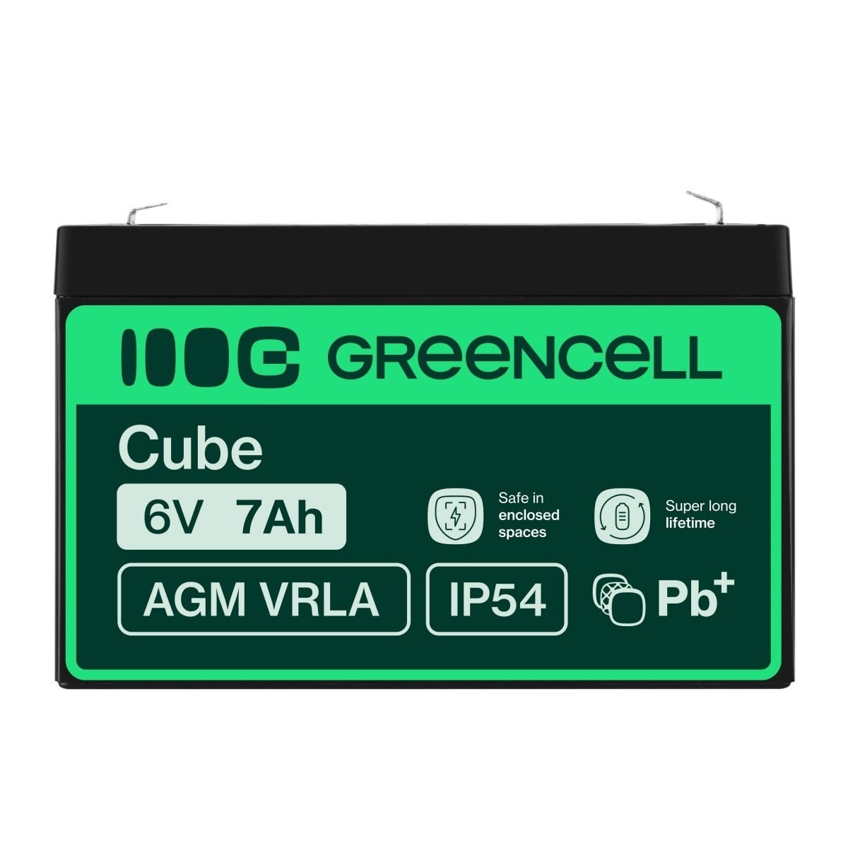 GREEN CELL Green Cell Battery AGM 6V 7AH - BATTERIE E ALIMENTATORI | TecnoCARE.net Sabaudia, Latina, Terracina, San Felice Circeo e Pontinia