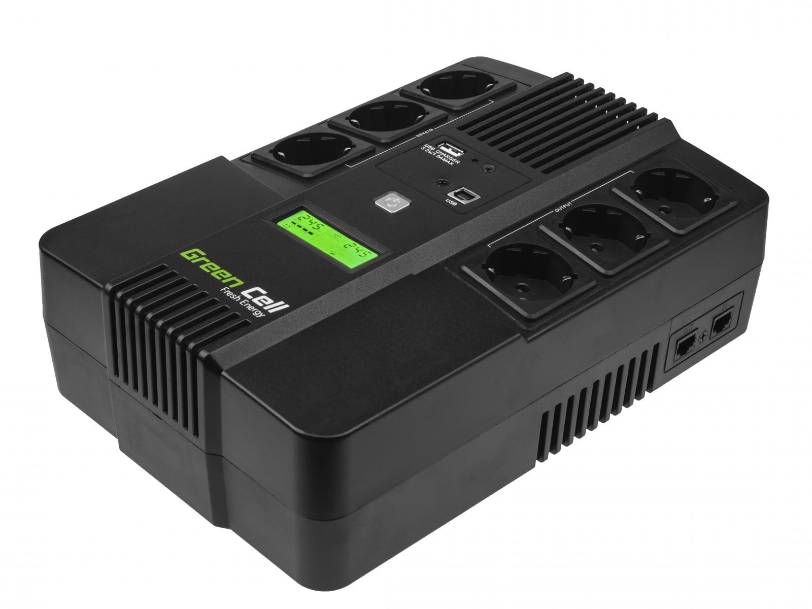 GREEN CELL Green Cell AiO 800VA LCD A linea interattiva 0,8 kVA 480 W 6 presa(e) AC - BATTERIE E ALIMENTATORI | TecnoCARE.net Sabaudia, Latina, Terracina, San Felice Circeo e Pontinia