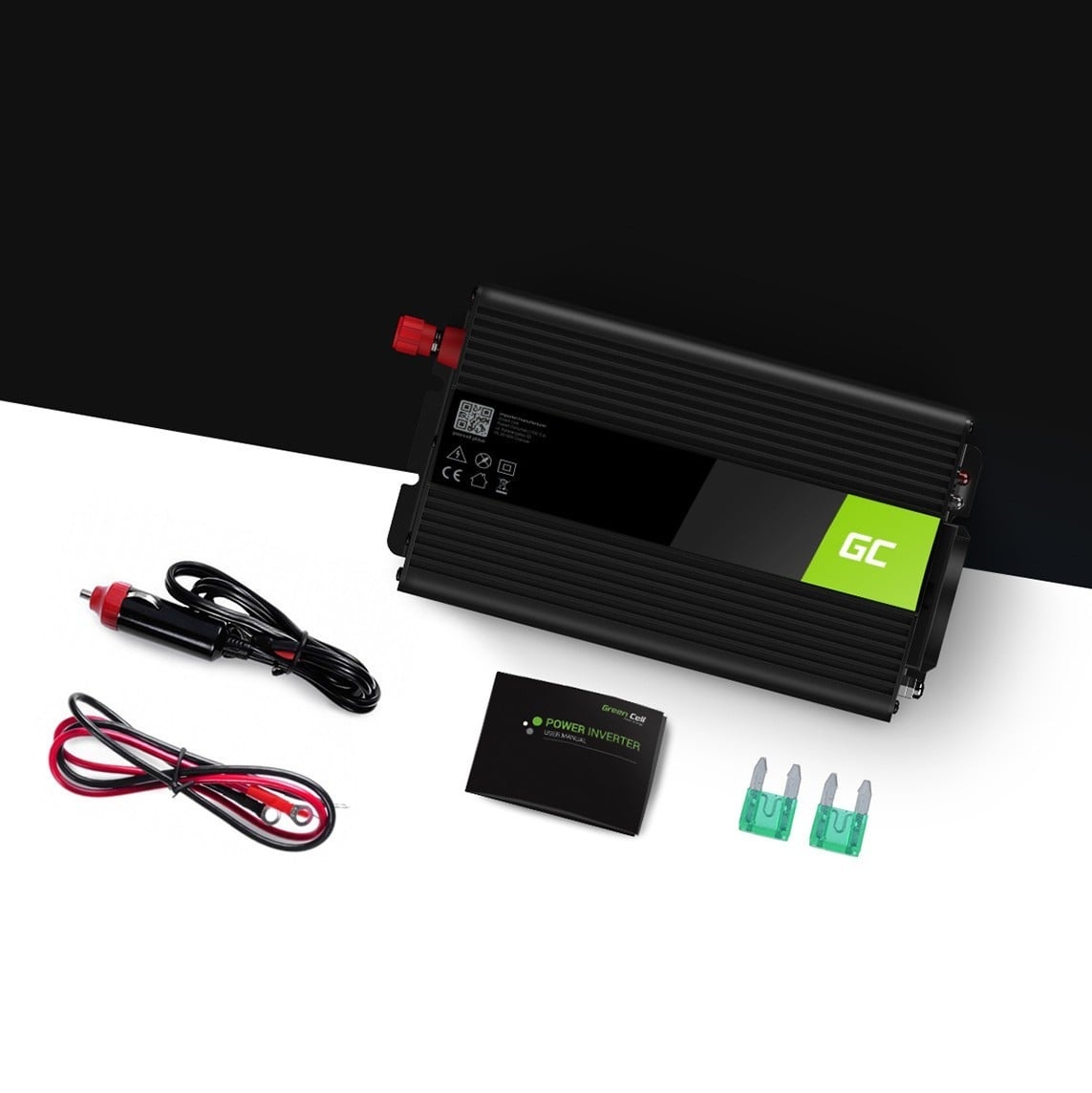GREEN CELL Green Cell INV03DE - Universale - Auto/interno - 12 V - 500 W - 230 V - 50 Hz - BATTERIE E ALIMENTATORI | TecnoCARE.net Sabaudia, Latina, Terracina, San Felice Circeo e Pontinia