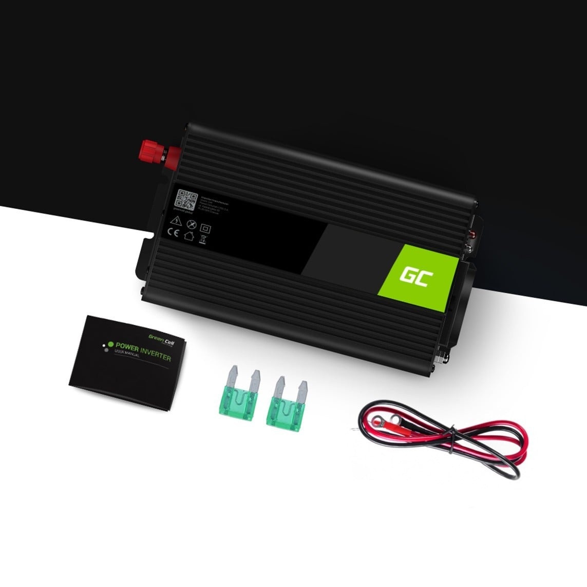 GREEN CELL Green Cell INV07 adattatore e invertitore Auto 300 W Nero - BATTERIE E ALIMENTATORI | TecnoCARE.net Sabaudia, Latina, Terracina, San Felice Circeo e Pontinia