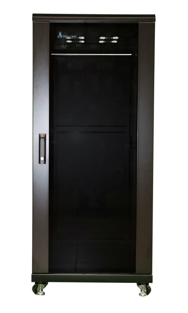EXTRALINK Extralink 27U 600x800 Nero | Armadio per montaggio su rack | in piedi - COMPONENTI | TecnoCARE.net Sabaudia, Latina, Terracina, San Felice Circeo e Pontinia