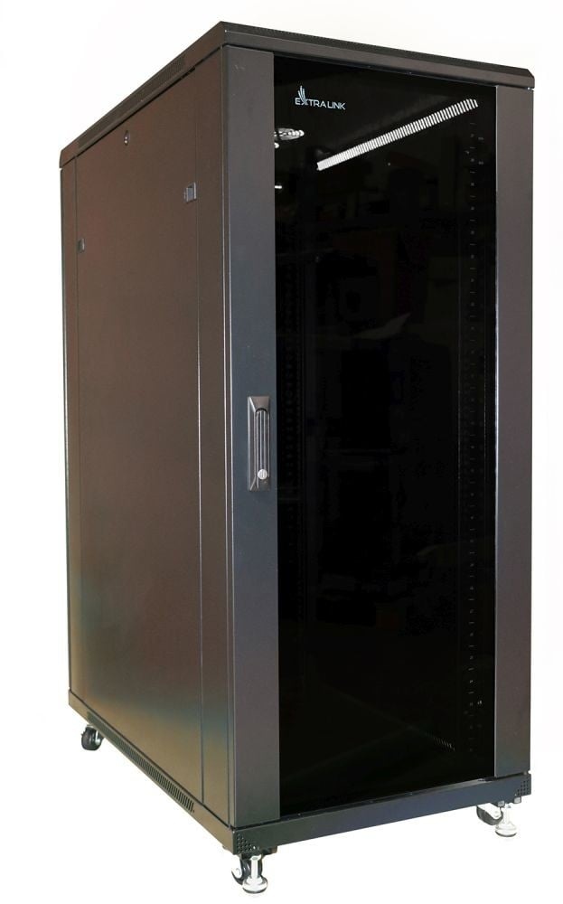 EXTRALINK Extralink 32U 600x1000 Nero | Armadio per montaggio su rack | in piedi - COMPONENTI | TecnoCARE.net Sabaudia, Latina, Terracina, San Felice Circeo e Pontinia
