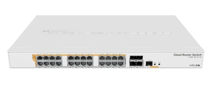 MIKROTIK Mikrotik CRS328-24P-4S+RM switch di rete Gestito L2/L3 Gigabit Ethernet (10/100/1000) Supporto Power over Ethernet (PoE) 1U Bianco - RETI | TecnoCARE.net Sabaudia, Latina, Terracina, San Felice Circeo e Pontinia
